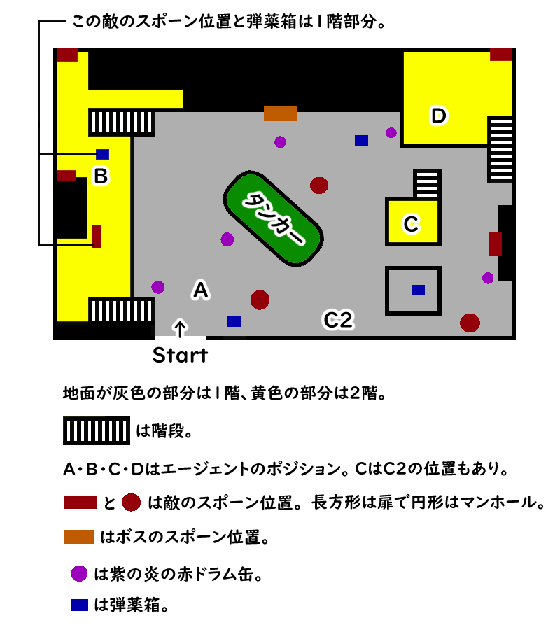 インカージョン・ステージ2のマップ画像