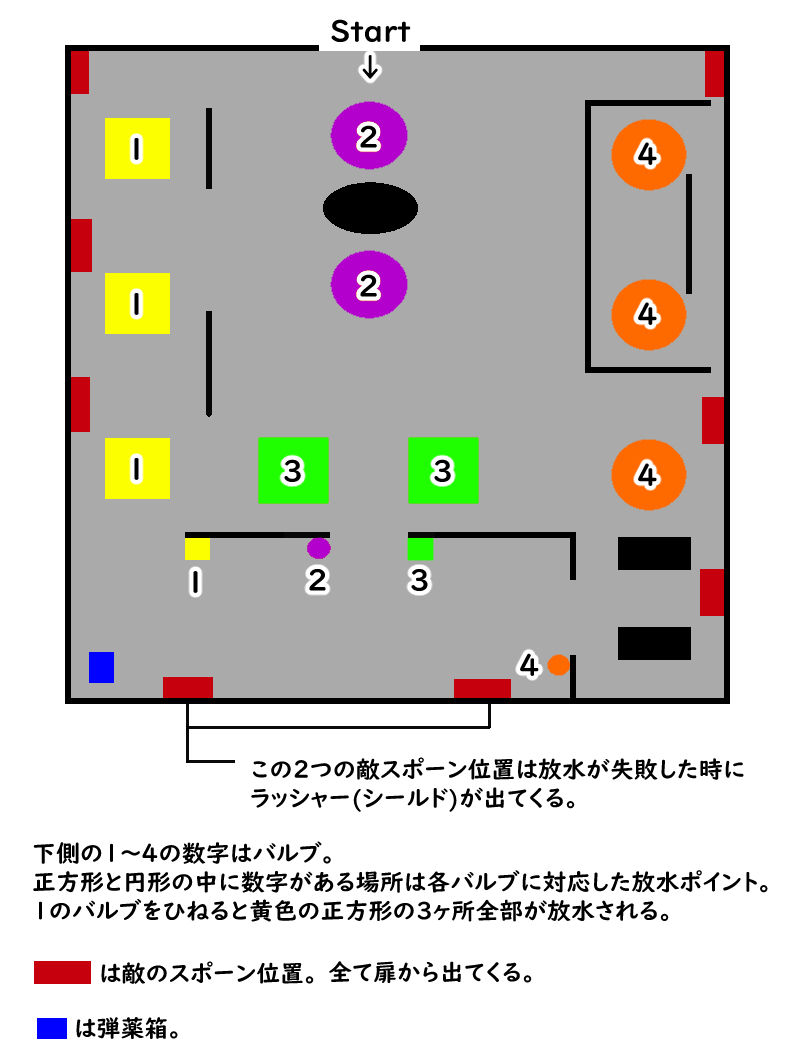 インカージョン・ステージ3のマップ画像